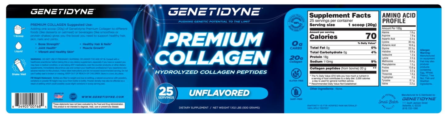 Premium Collagen Peptides 500g