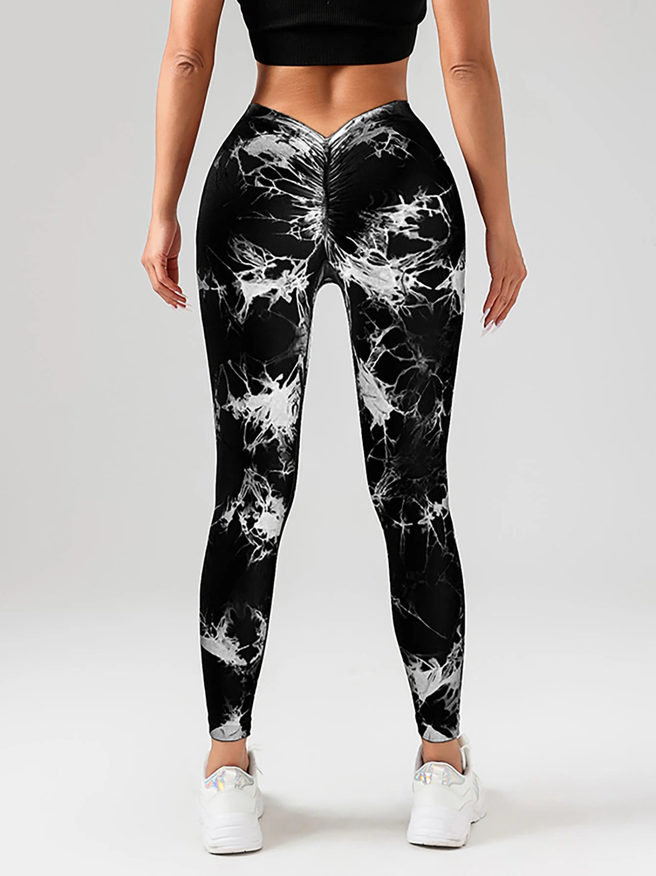 Fusion Tie Dye Ruche Leggings