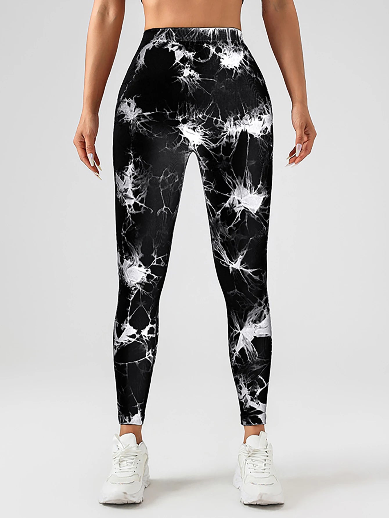 Fusion Tie Dye Ruche Leggings