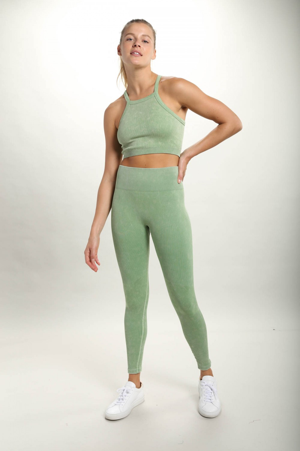 Annabel Square Front Ribbed Tank Top