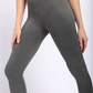 Carolyne Ribbed Mineral Wash Seamless Highwaist Leggings