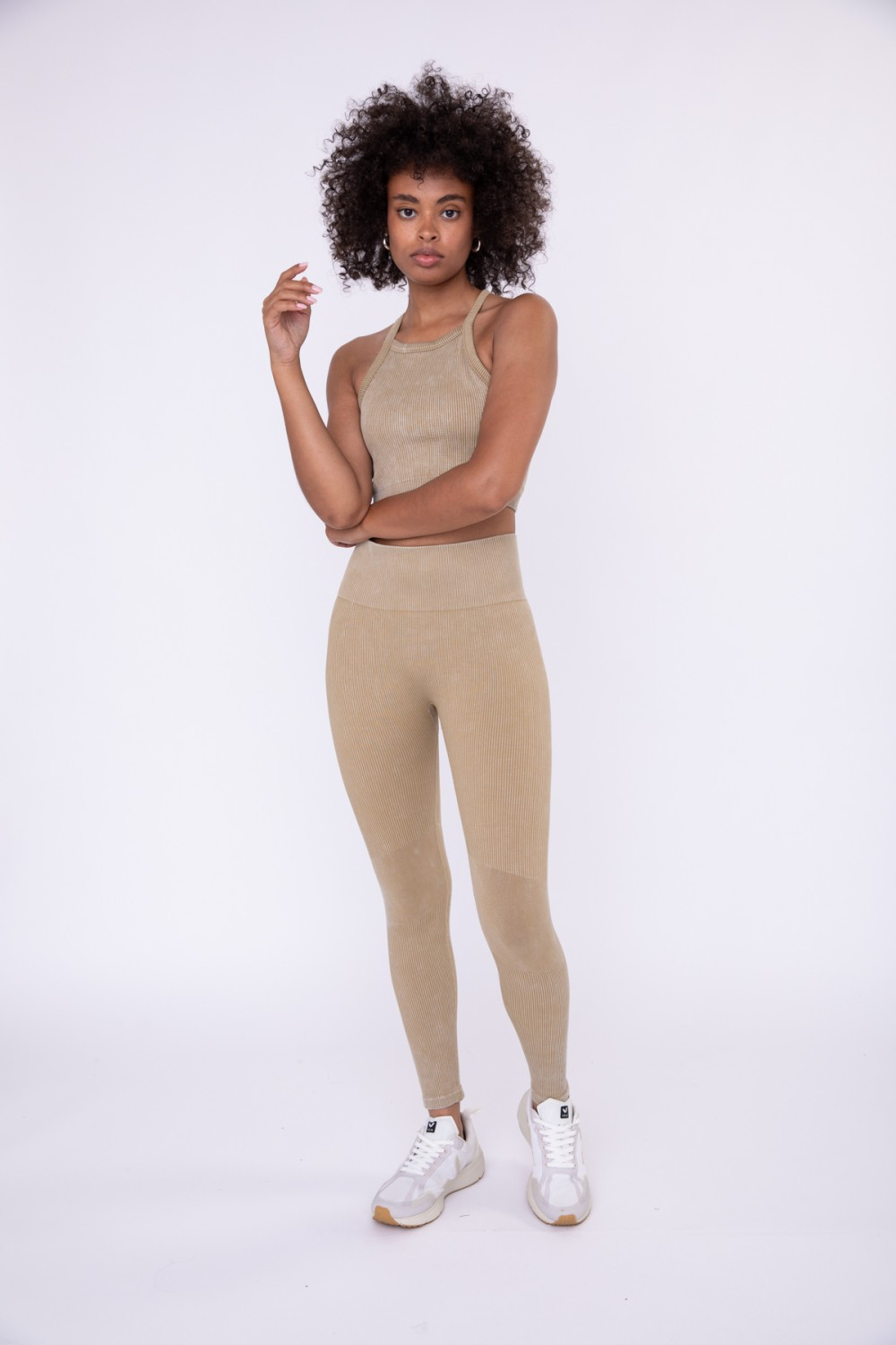 Annabel Square Front Ribbed Tank Top