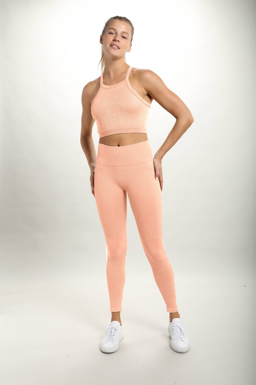 Annabel Square Front Ribbed Tank Top