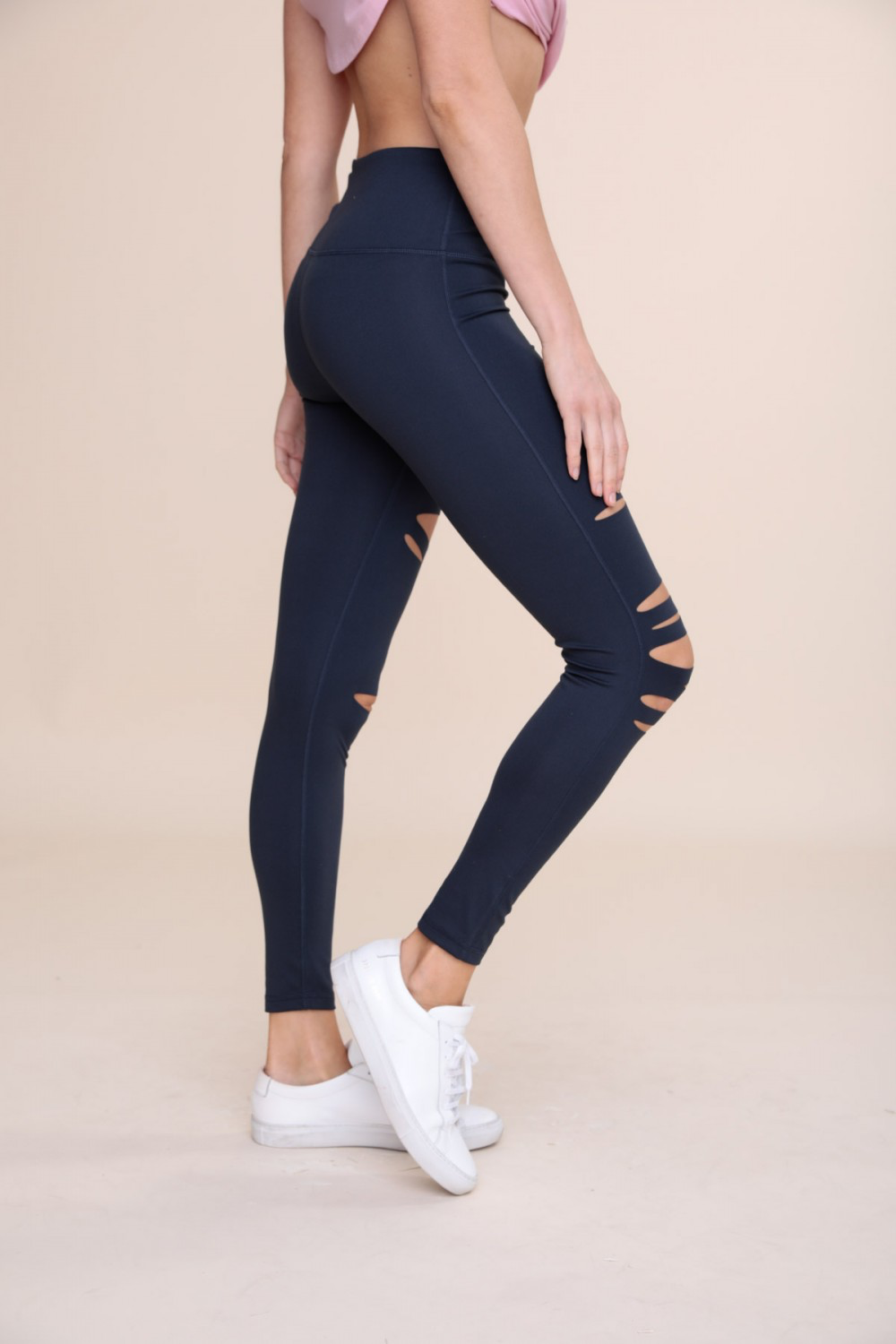 Brandy Laser Cut Highwaist Leggings