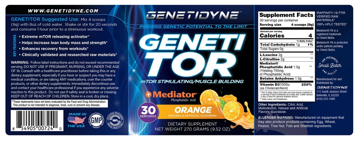 Genetitor (m-TOR Stimulating Muscle Builder)