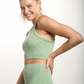 Annabel Square Front Ribbed Tank Top