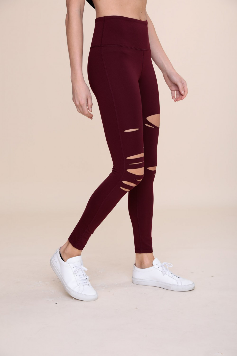 Brandy Laser Cut Highwaist Leggings