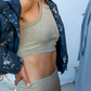 Annabel Square Front Ribbed Tank Top