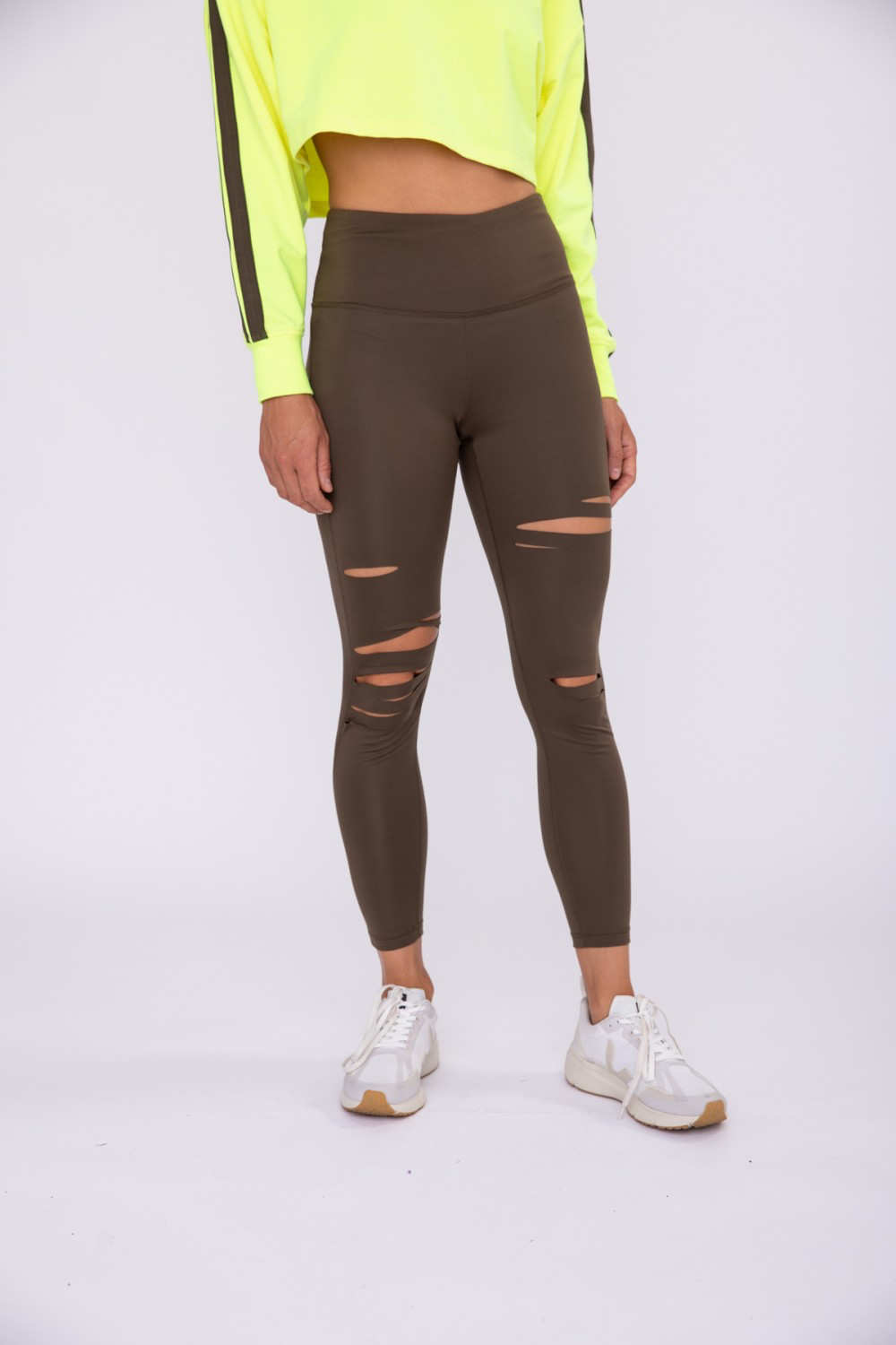 Brandy Laser Cut Highwaist Leggings