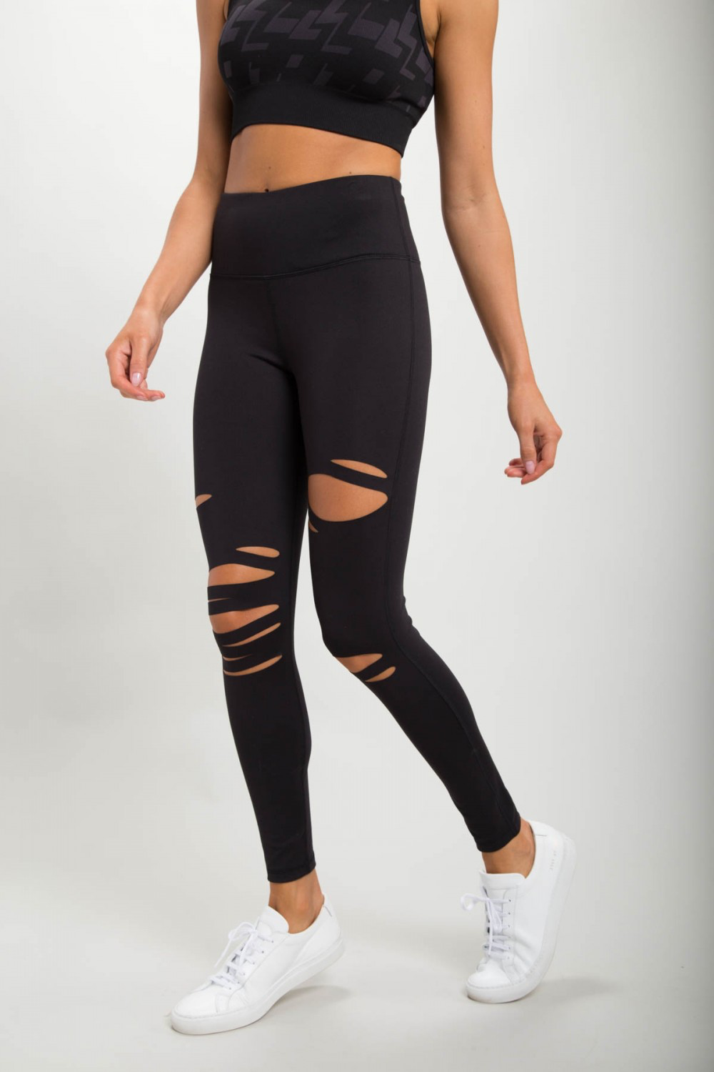 Brandy Laser Cut Highwaist Leggings