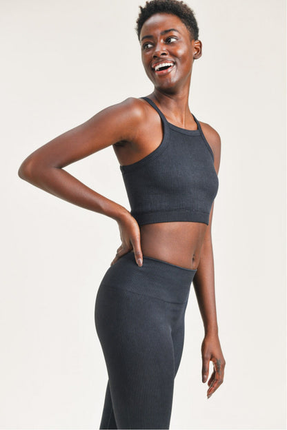Annabel Square Front Ribbed Tank Top