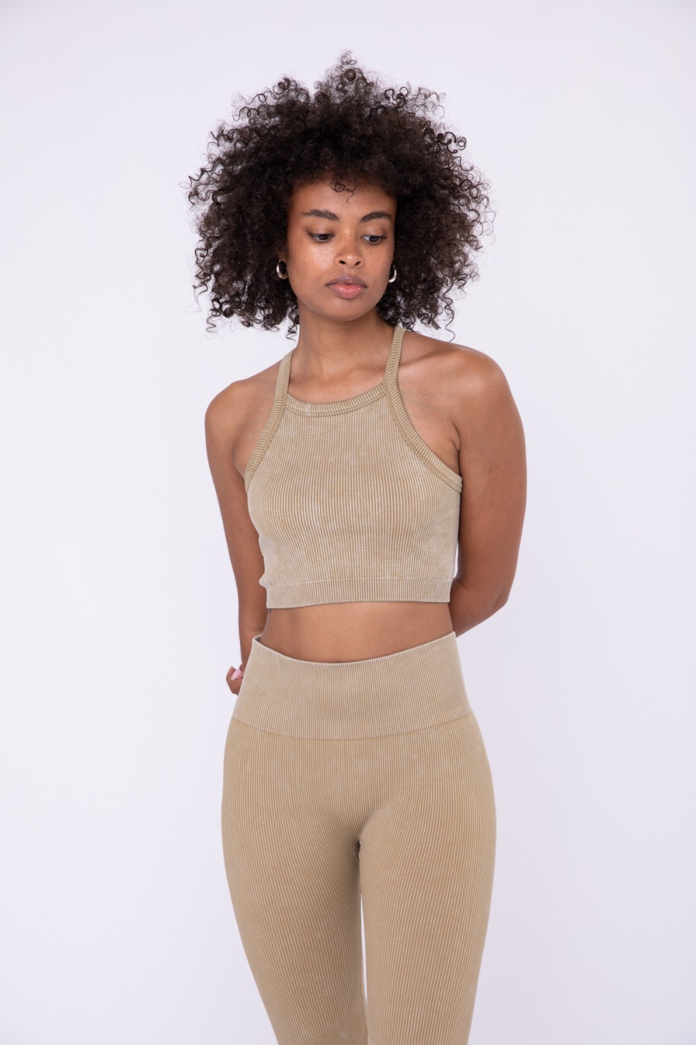 Annabel Square Front Ribbed Tank Top