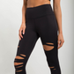 Brandy Laser Cut Highwaist Leggings