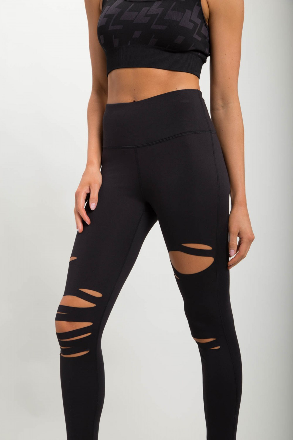 Brandy Laser Cut Highwaist Leggings