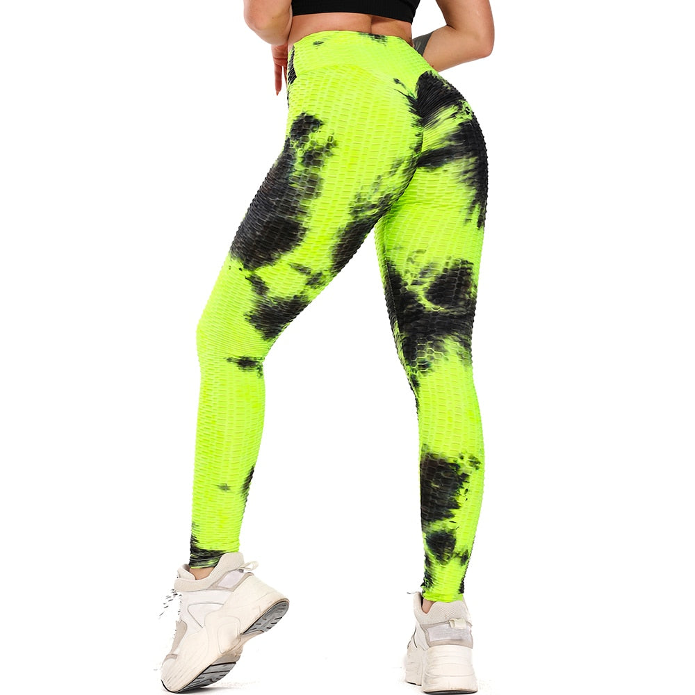 Tie-Dyed Perfect Fit Textured Leggings